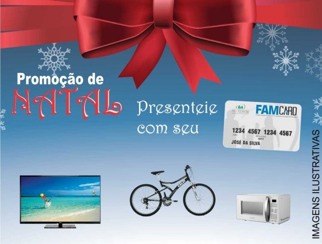 Confira os ganhadores da promoção de Natal “Presenteie com seu FAMCard” 2015