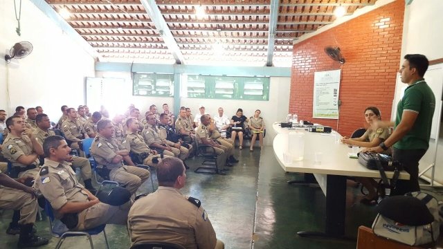 Militares do 8º BPM e 6ª CIPM recebem visita da diretoria da Fundação Pró-Tocantins