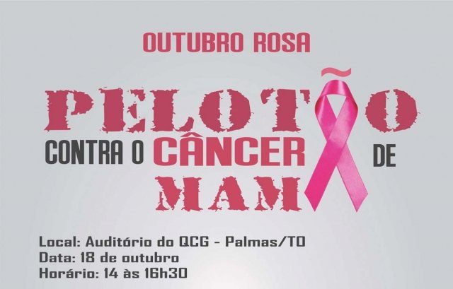 Durante o Outubro Rosa, Fundação Pró-Tocantins, PM e BM promovem palestra de conscientização sobre o câncer