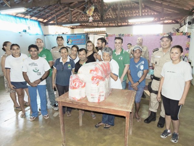 3º BPM e Fundação Pró-Tocantins entregam doações em Pedro Afonso e mais 4 municípios