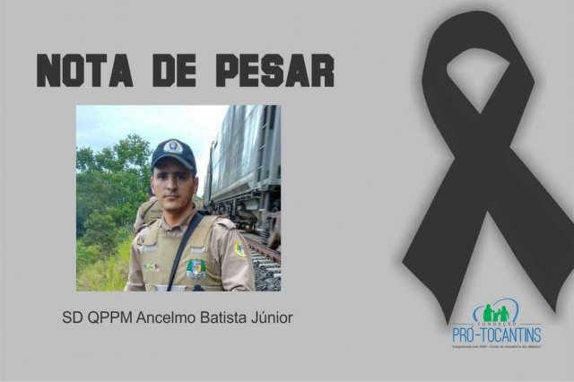 NOTA DE PESAR – SD QPPM Ancelmo Batista Júnior