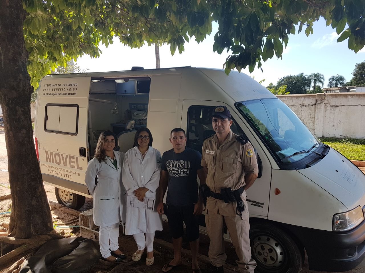 5º CIPM é atendido por dentistas no Odontomóvel