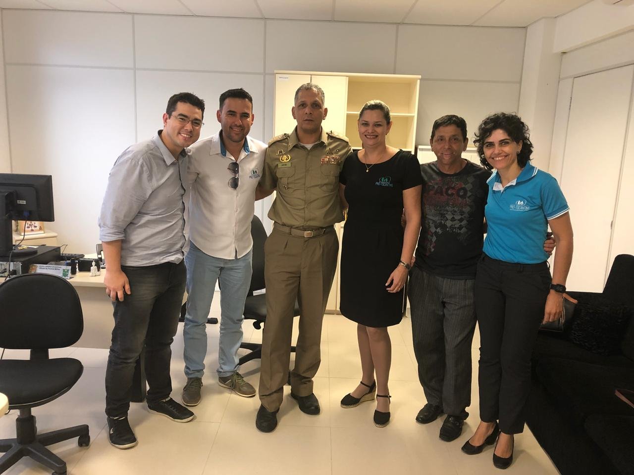 Diretoria Executiva faz visita técnica  a militares de Santa Catarina