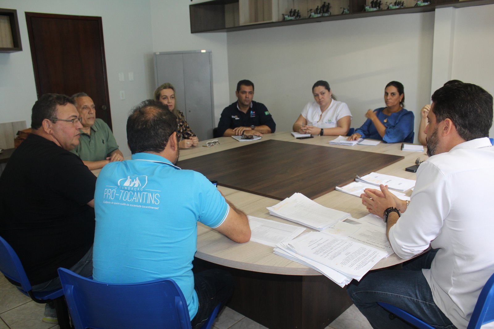 Diretoria da Fundação Pró-Tocantins se reúne com representantes do Hospital de Amor