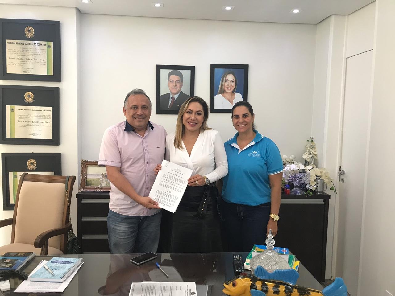 Gestores da Fundação Pró-Tocantins se reúne com Deputada Estadual