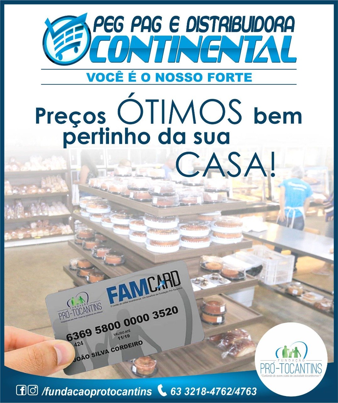 Convendiado FAMCARD: Supermercado Continental