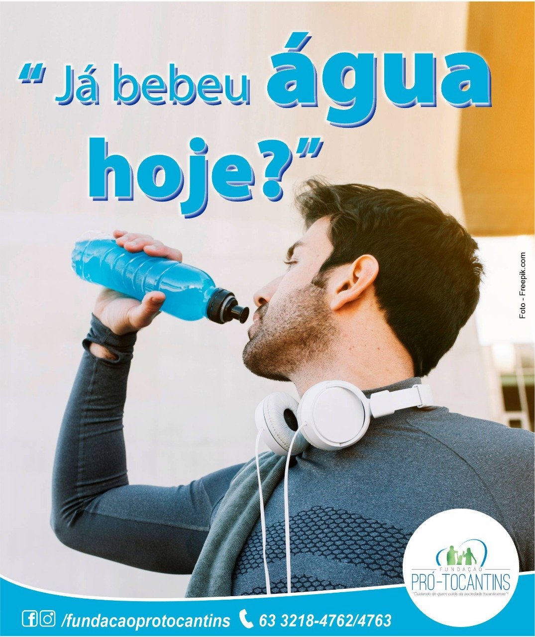 Você já bebeu água hoje?