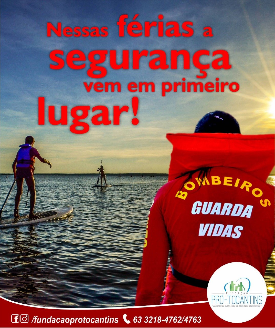 Nessas Férias a Segurança Vem em Primeiro Lugar!