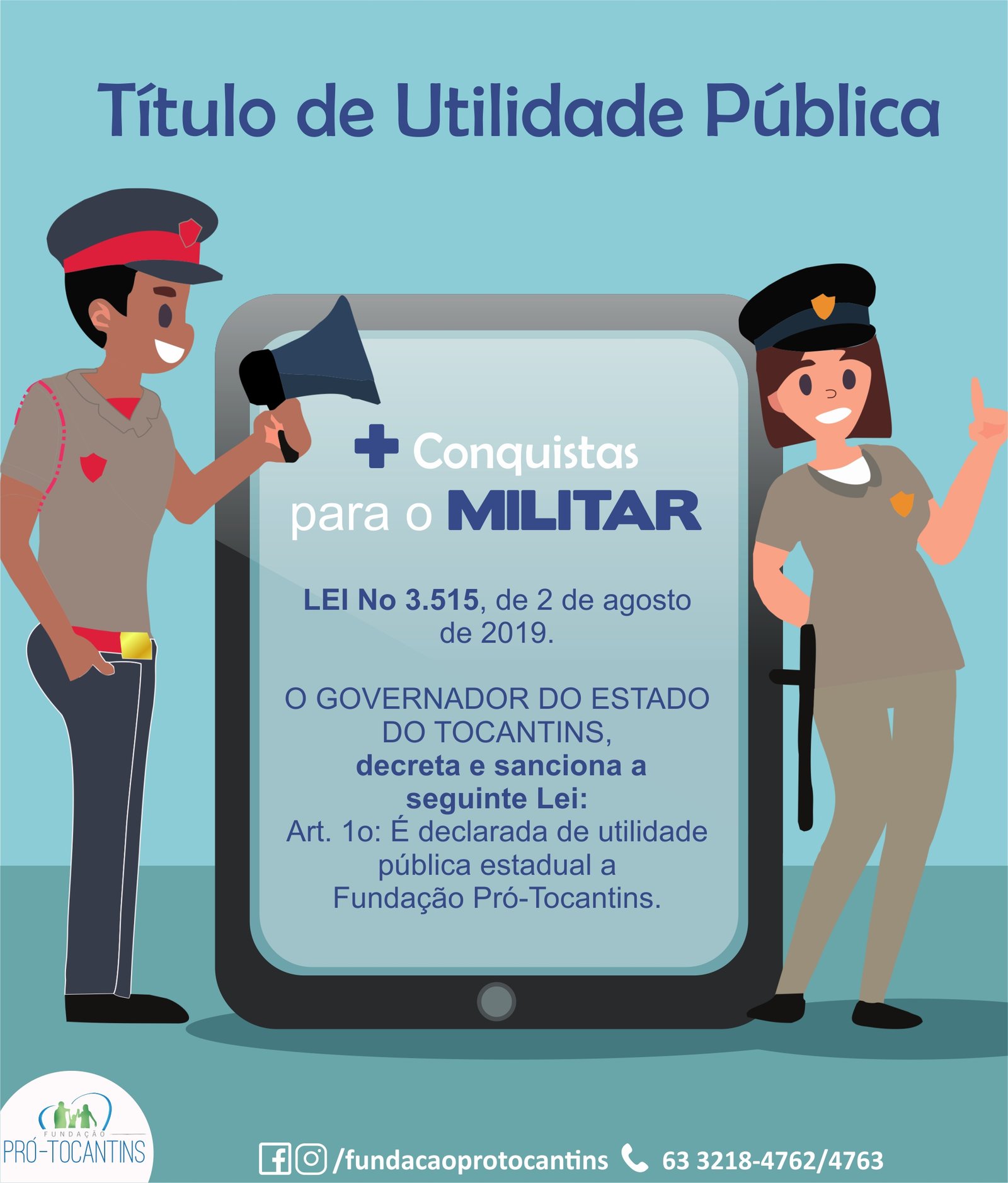 Fundação Pró-Tocantins Recebe Título de Utilidade Pública Estadual
