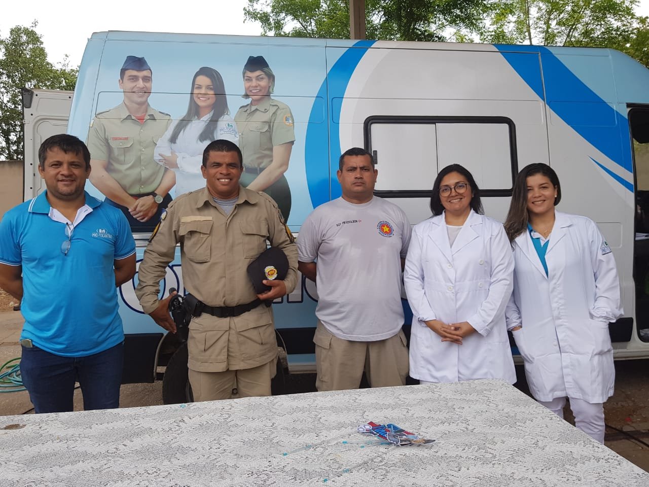 Odontomóvel realiza atendimento na área do 9º Batalhão