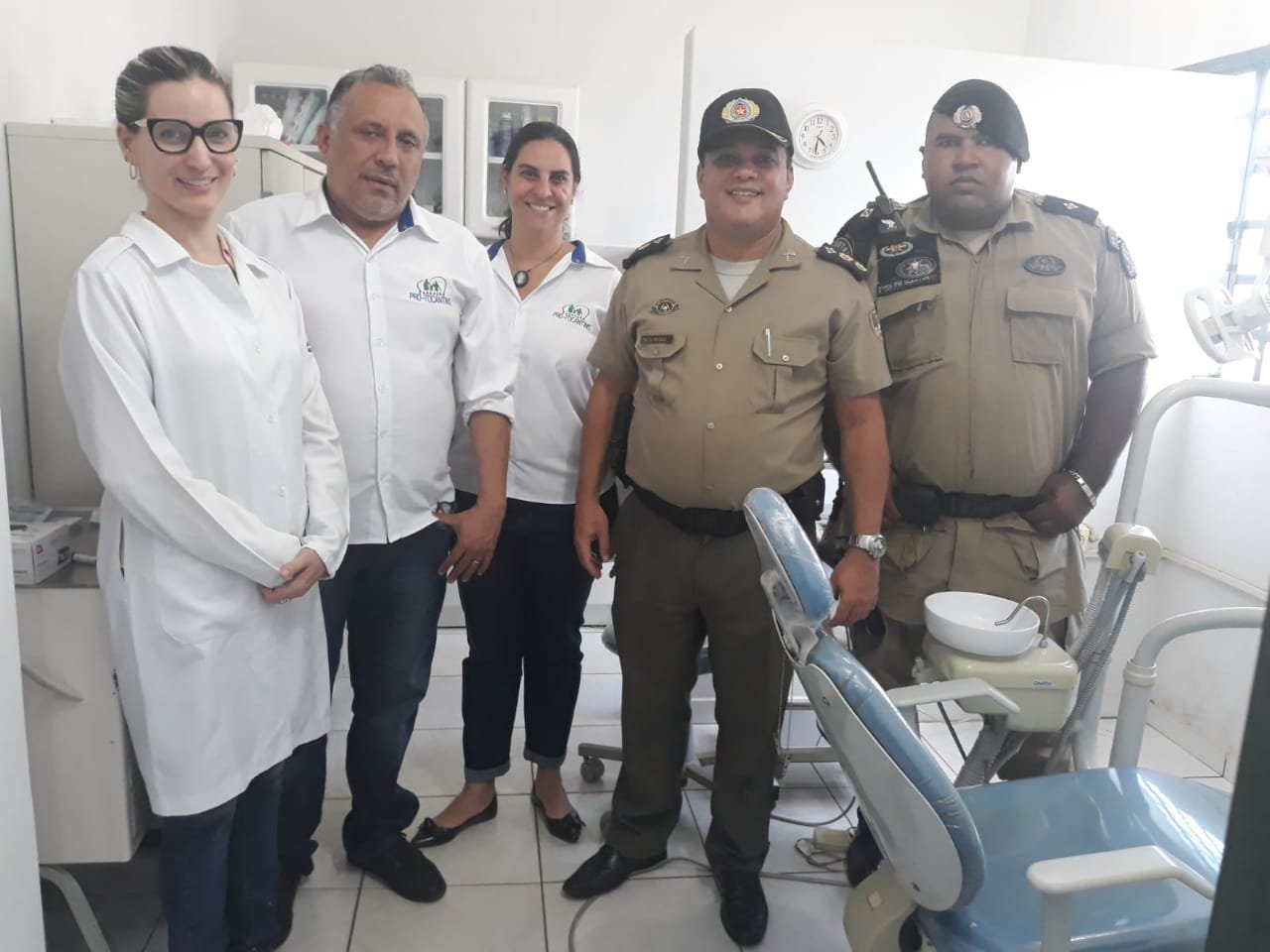 Diretoria da Fundação visita Núcleo de Saúde do 6º BPM