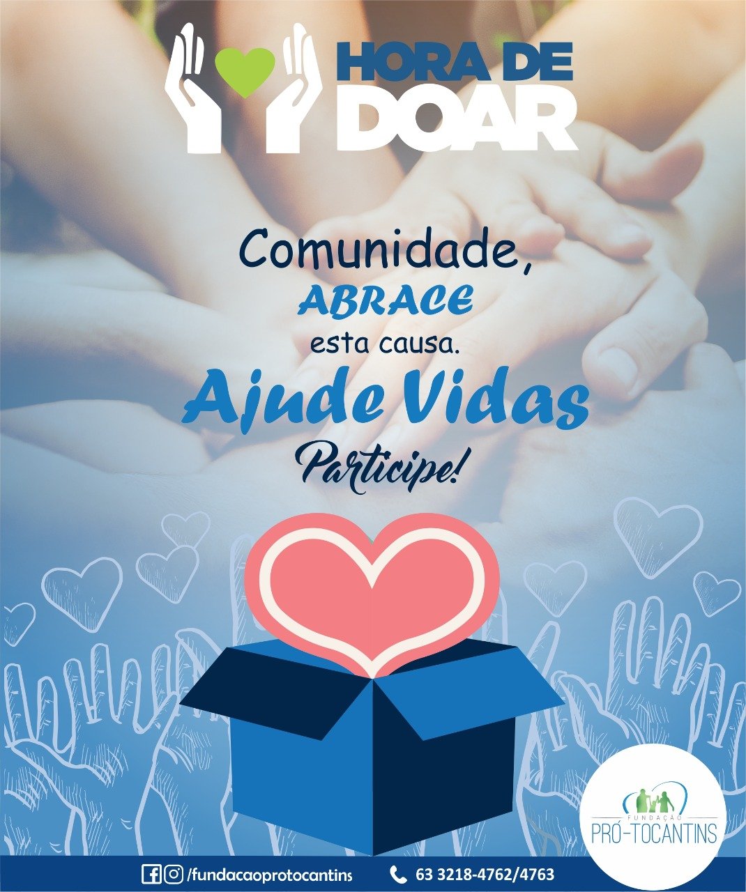 Projeto Hora de Doar: Juntos podemos ir mais longe