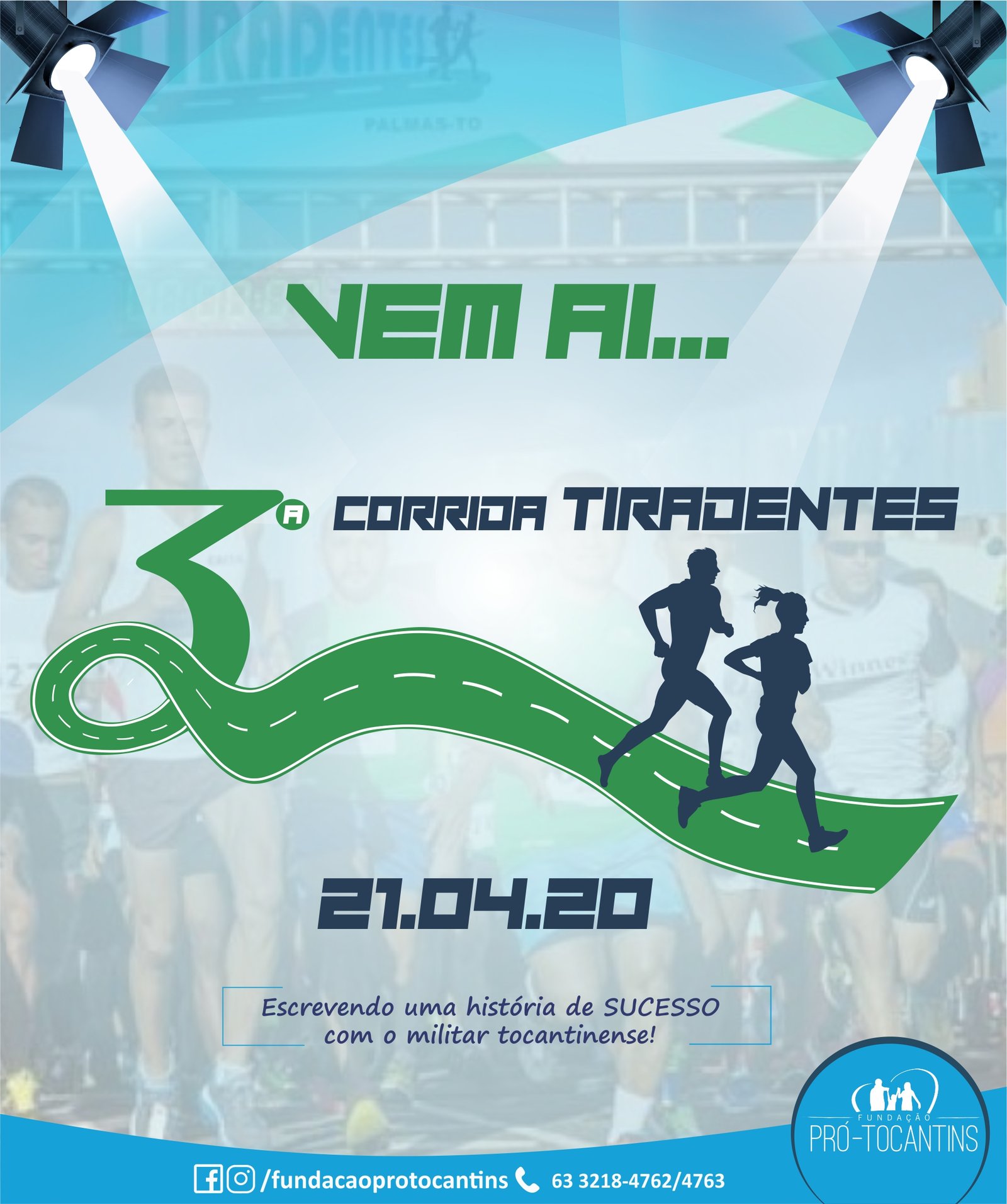 Vem aí a 3º edição da Corrida Tiradentes