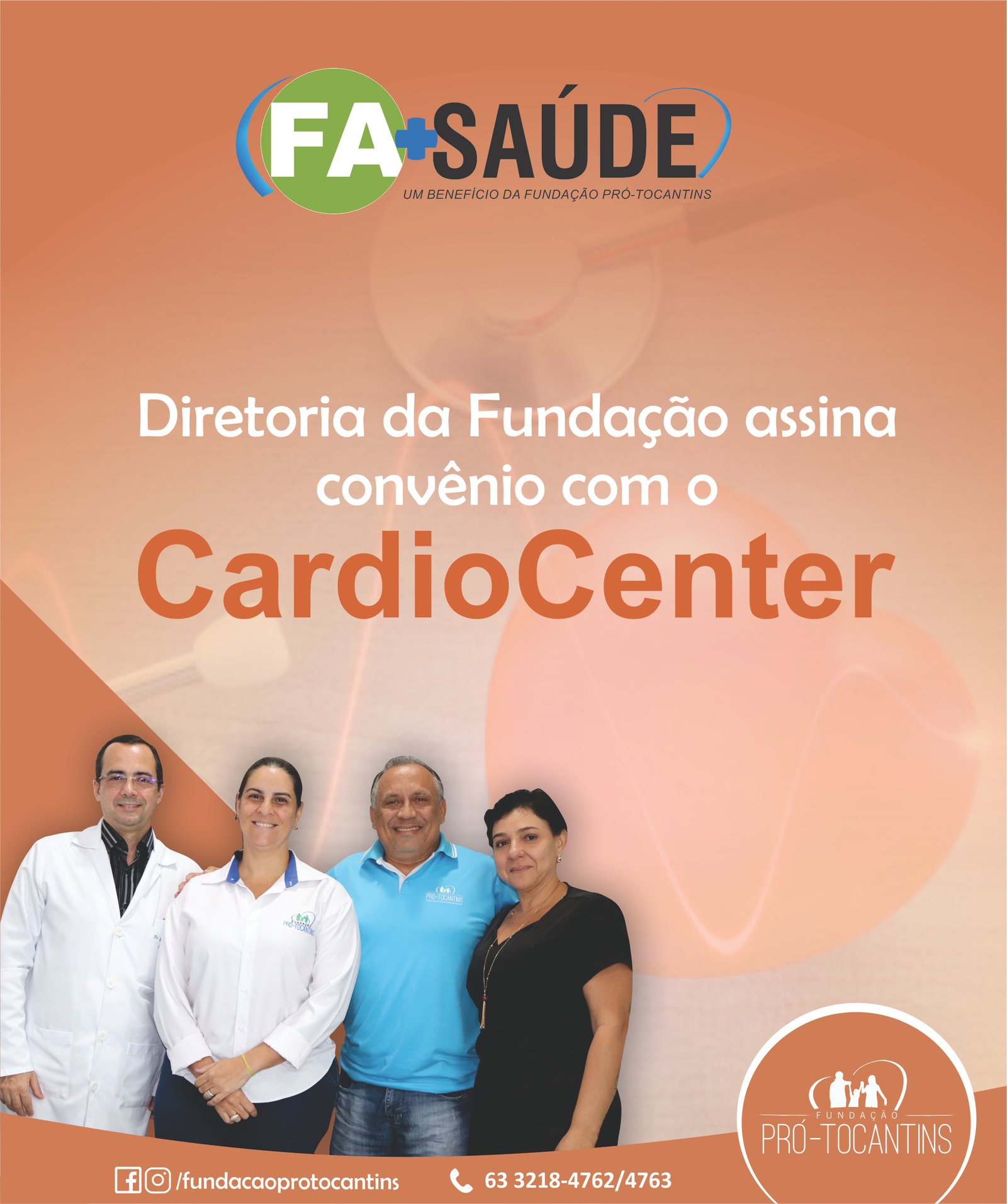 FA-Saúde assina convênio com CardioCenter