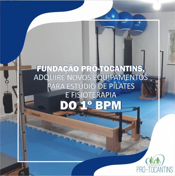 Fundação Pró-Tocantins adquire equipamentos para Estúdio de Pilates e Fisioterapia