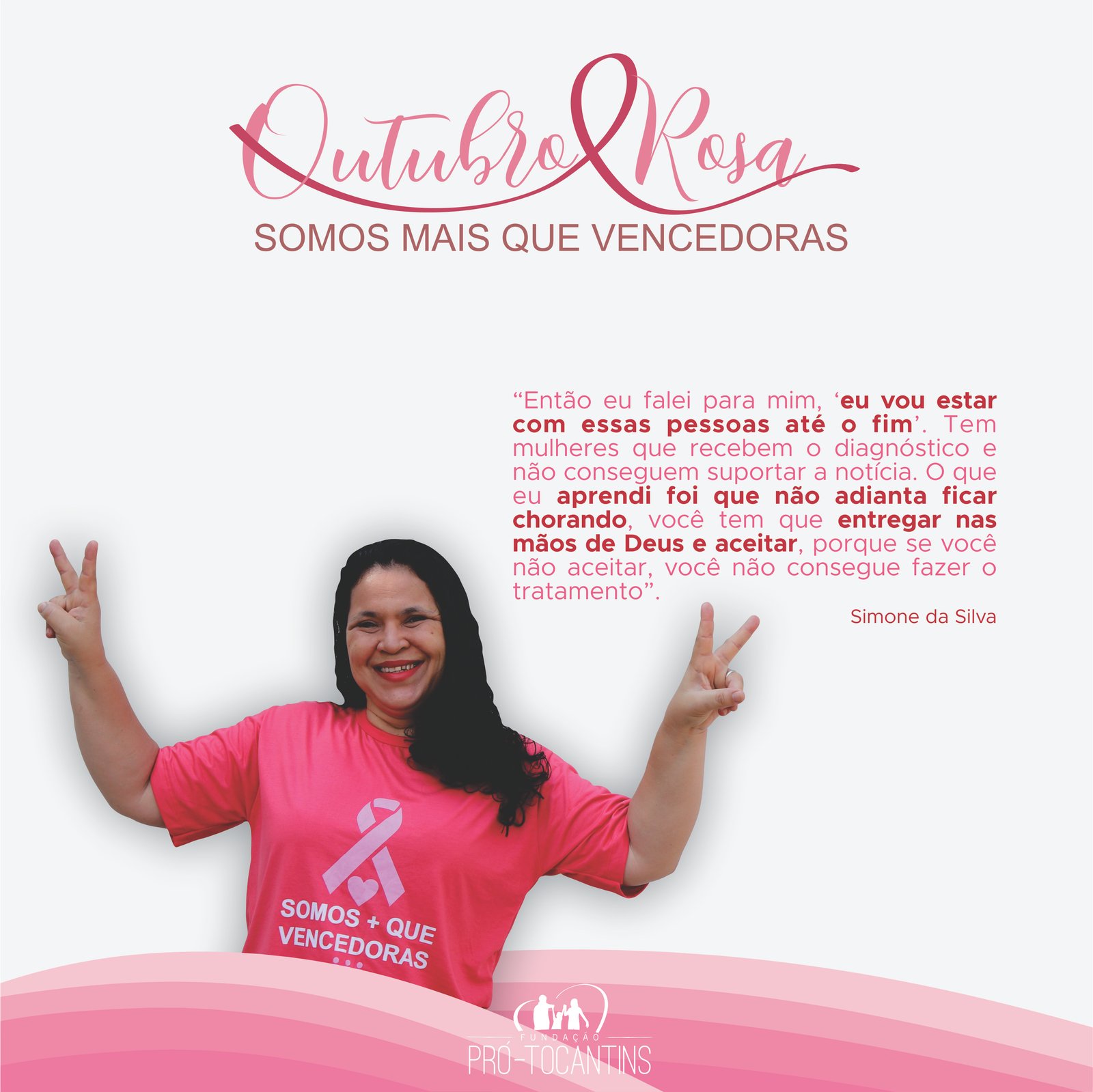 Outubro Rosa: Entrevista com Simone da Silva