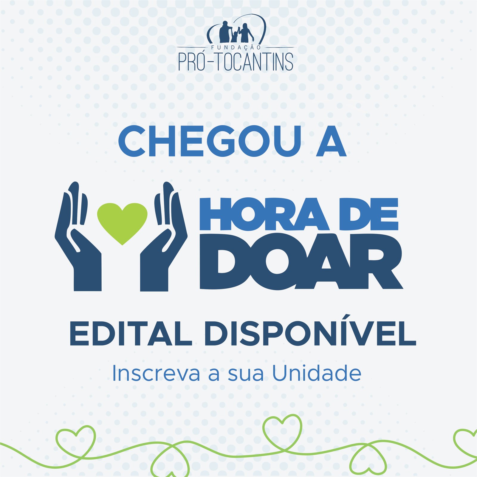 Fundação Pró-Tocantins lança Projeto Hora de Doar
