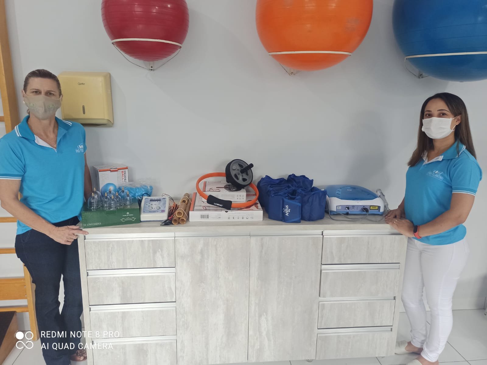 Novos equipamentos de Fisioterapia para o 4º BPM