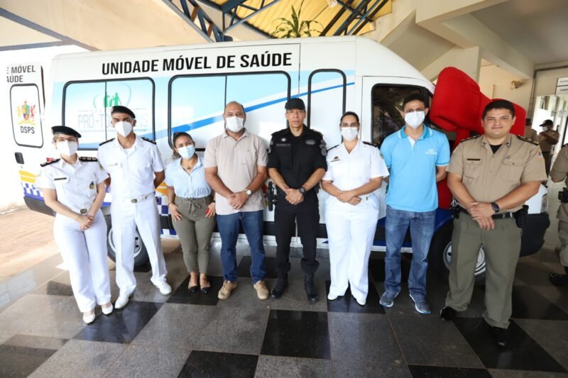 Com apoio da Fundação Pró-Tocantins, Polícia Militar entrega nova unidade de saúde móvel
