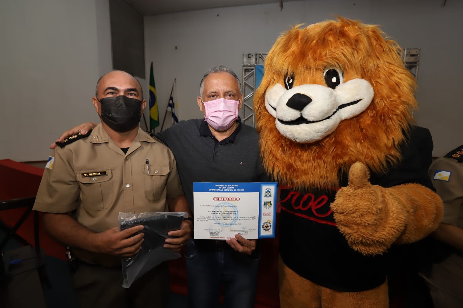 PROERD homenageia Fundação Pró-Tocantins