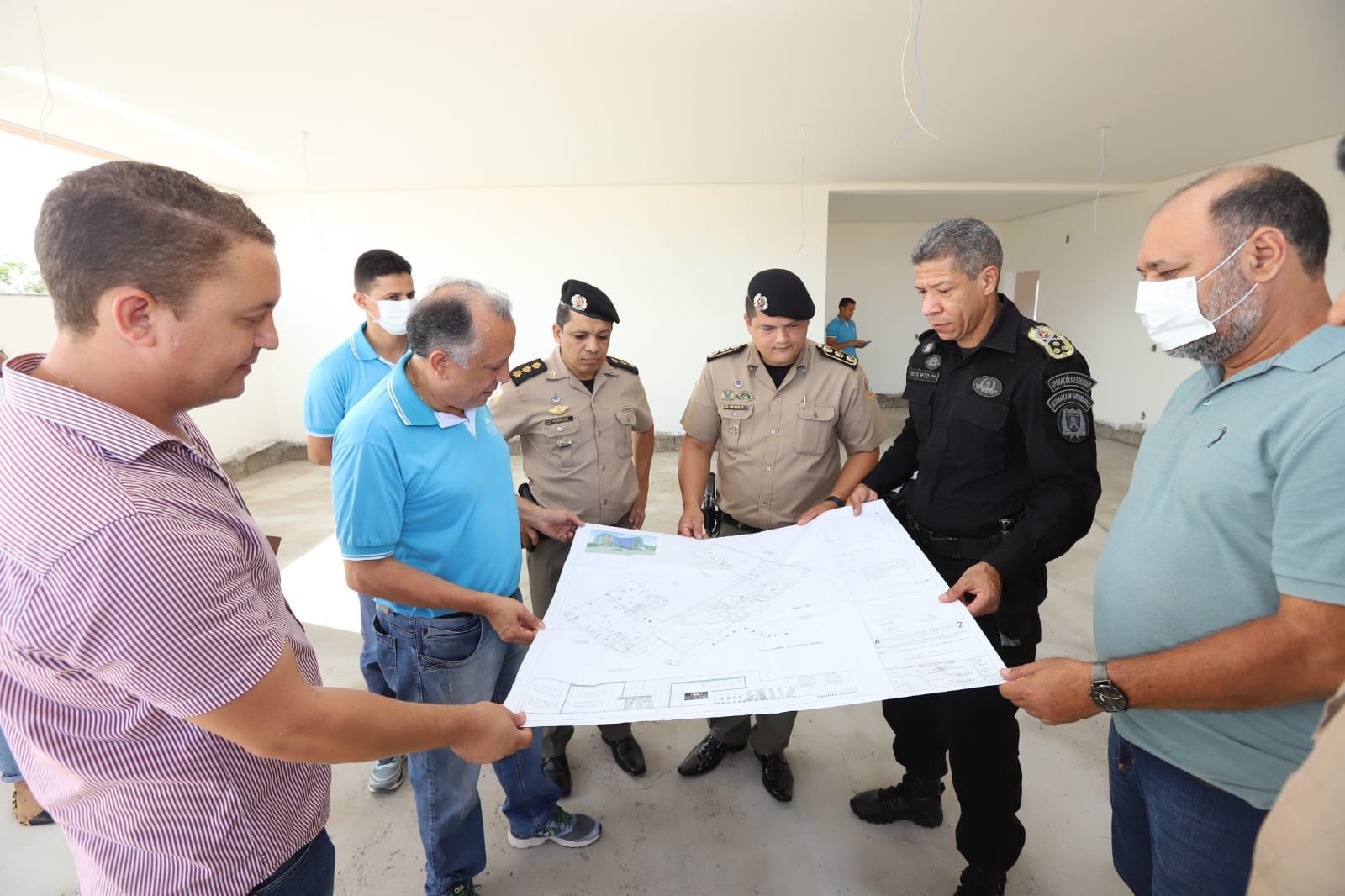 Comandante da PM e CHEM visitam nova sede da Fundação Pró-Tocantins