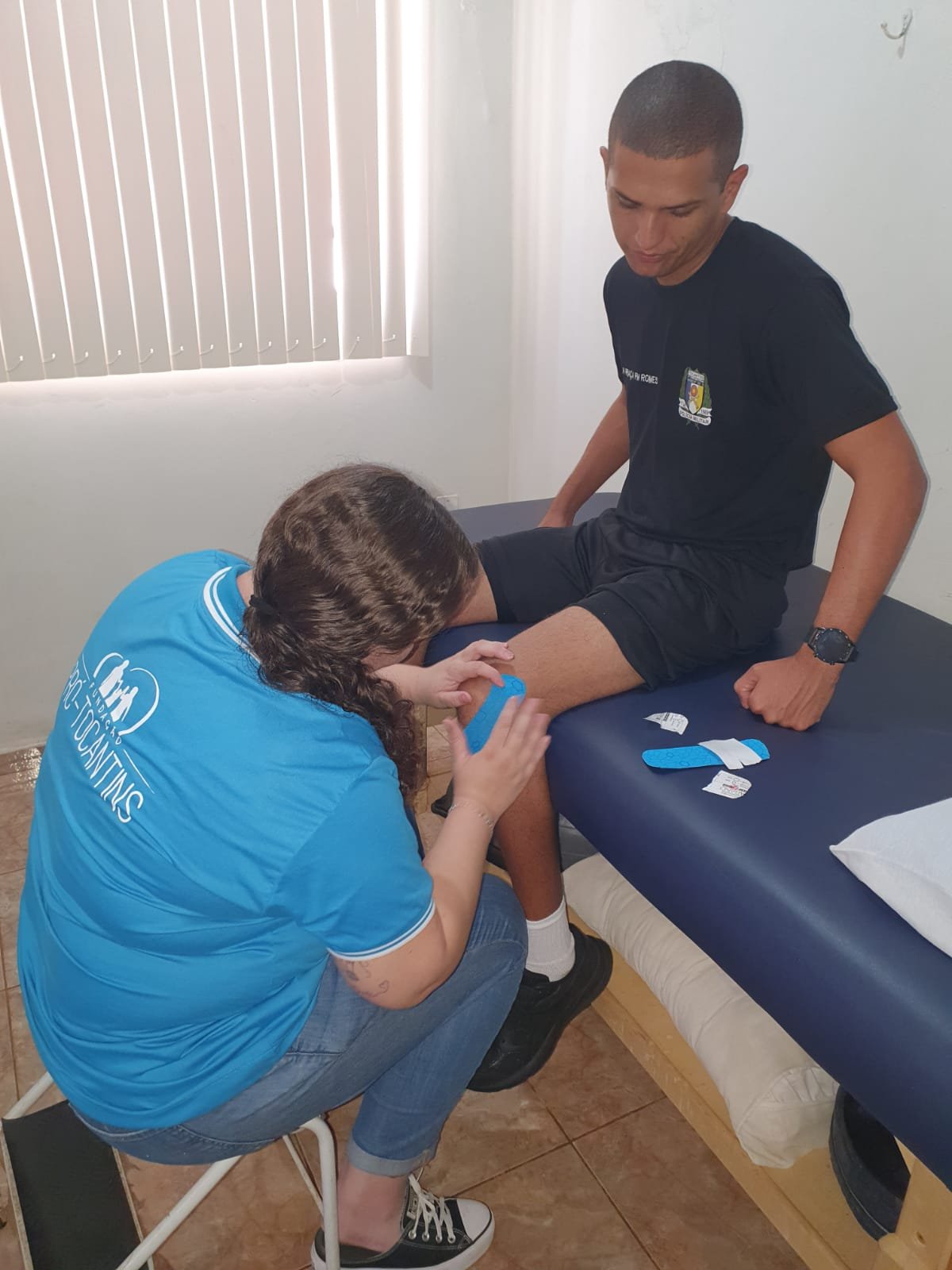 Atendimento fisioterapêutico para Alunos Soldados