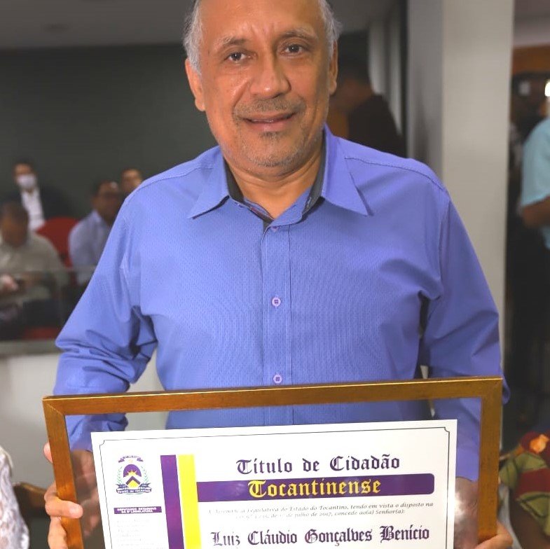 Coronel RR Luiz Cláudio G. Benício recebe Título de Cidadão Tocantinense