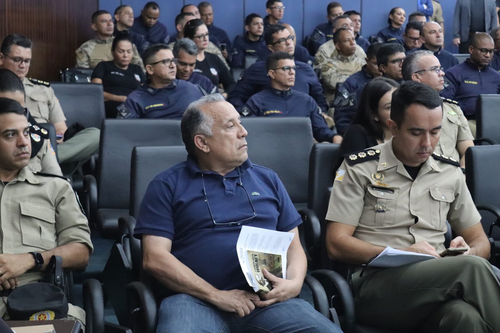Diretor-presidente da Fundação Pró-Tocantins prestigia Aula Inaugural de curso no QCG PM/TO