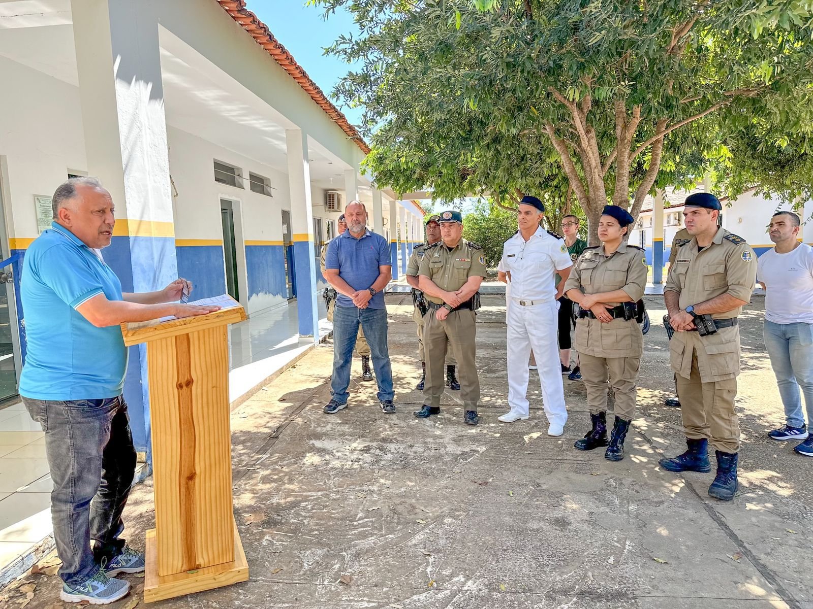 Diretor-presidente da FPTO prestigia inauguração do Núcleo de Fisioterapia do 1º BPM