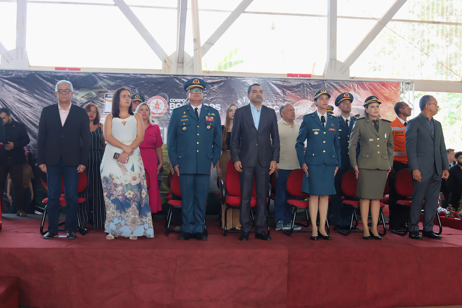 Diretor-presidente da Fundação Pró-Tocantins prestigia solenidade em comemoração aos 32 anos do CBMTO