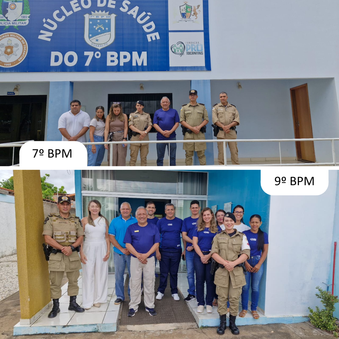 Presidente da Fundação Pró-Tocantins realiza visitas institucionais aos Batalhões de Guaraí e Araguatins