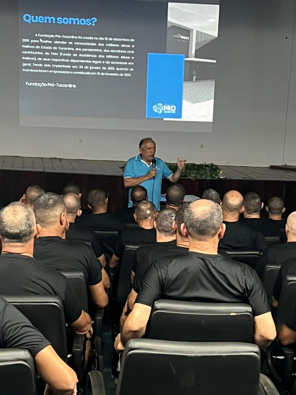 Diretor presidente da Fundação Pró-Tocantins apresenta entidade ao CHOA-PM/2025