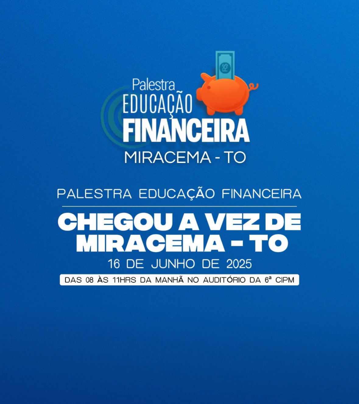 Fundação Pró-Tocantins promove evento sobre educação financeira em Miracema