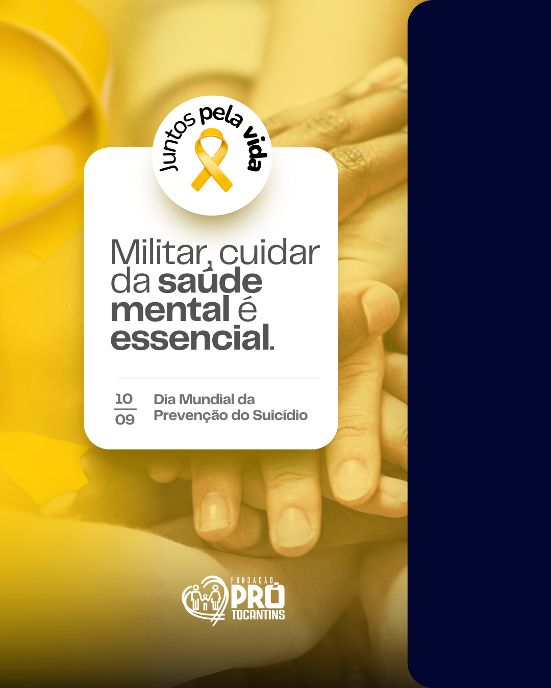 Sob a farda, cuidando da vida: saúde mental no Setembro Amarelo